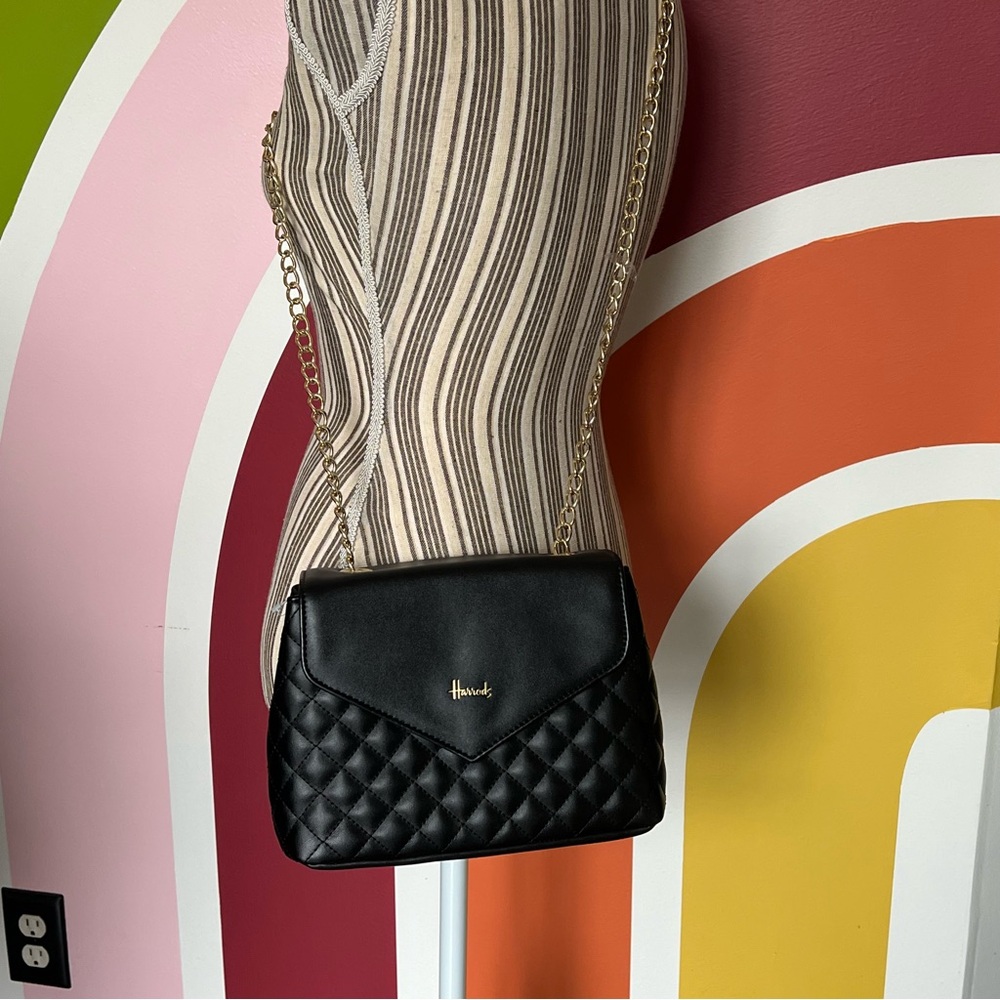 Harrods crossbody faux leather cross
Body purse